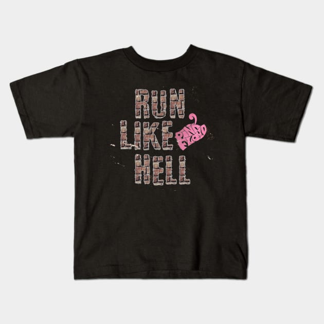 RUN LIKE HELL (PINK FLOYD) Kids T-Shirt by RangerScots